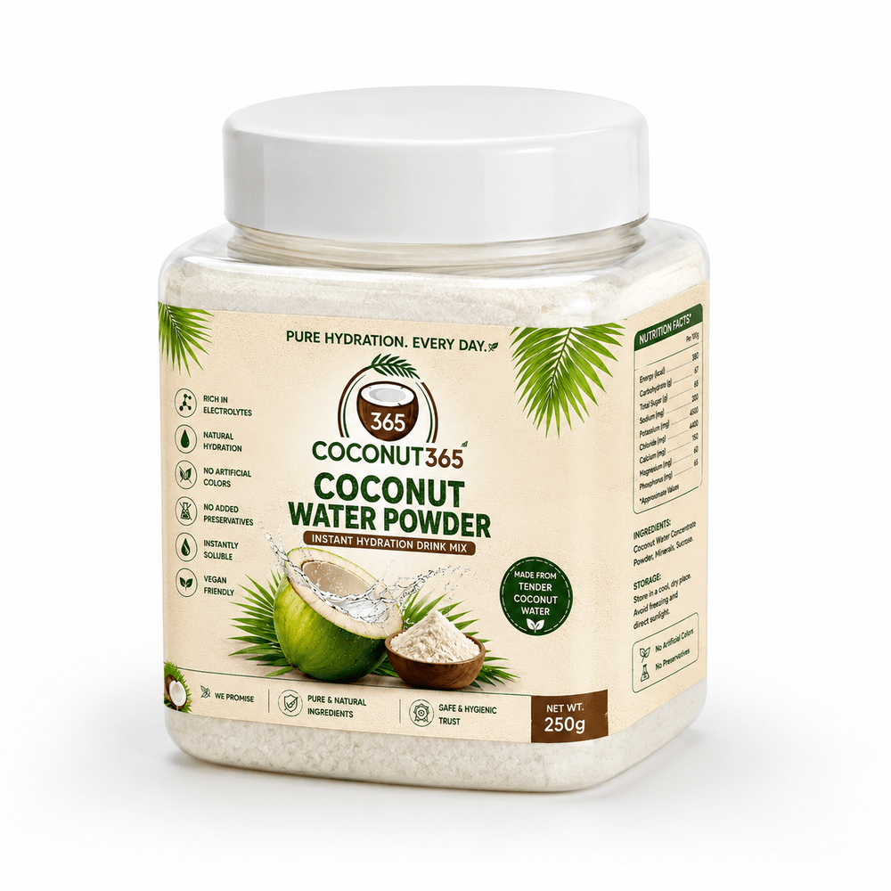 Coconut365 Pure Coconut Water Powder – 100% Natural Hydration - coconut